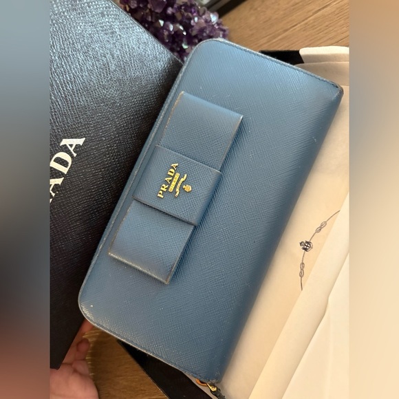 Prada Saffiano Ribbon Wallet FINAL PRICE - Picture 1 of 16